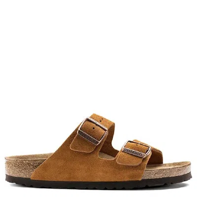 Birkenstock Arizona Soft Footbed Sandals In Brown