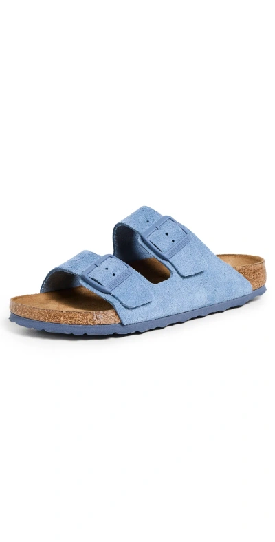 Birkenstock Arizona Soft Footbed Sandals Elemental Blue