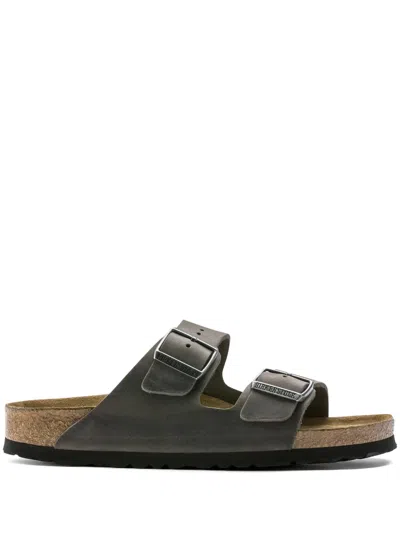 Birkenstock Arizona Soft Footbed Sandals In Gray