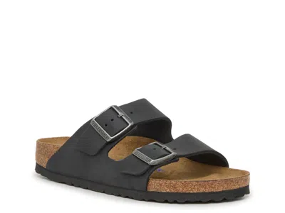 Birkenstock Arizona Soft Footbed Slide Sandal In Black