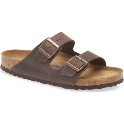 Birkenstock Arizona Soft Footbed Slide Sandal In Brown