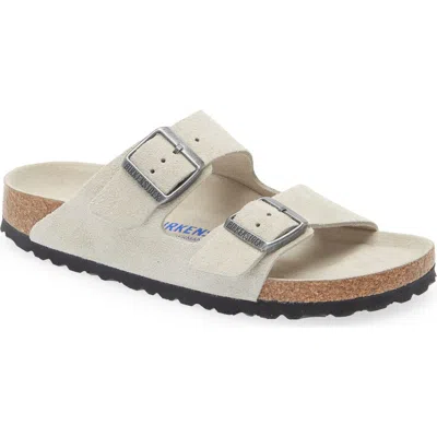 Birkenstock Arizona Soft Footbed Slide Sandal In Gray