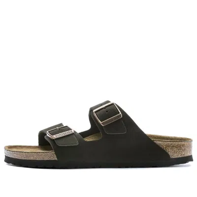 Birkenstock Arizona Soft Footbed Suede Leather Narrow Fit 'mocha' In Brown