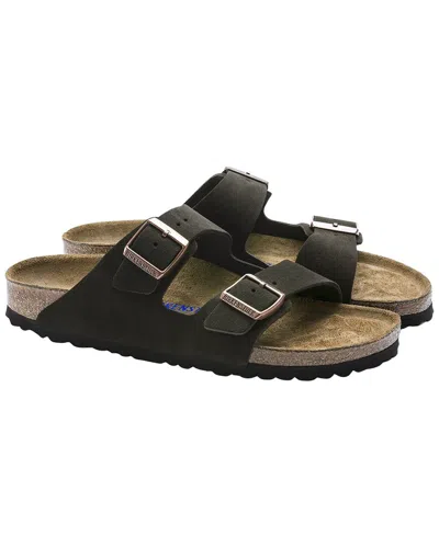 Birkenstock Arizona Soft Footbed Narrow Width Suede Sandal In Multi