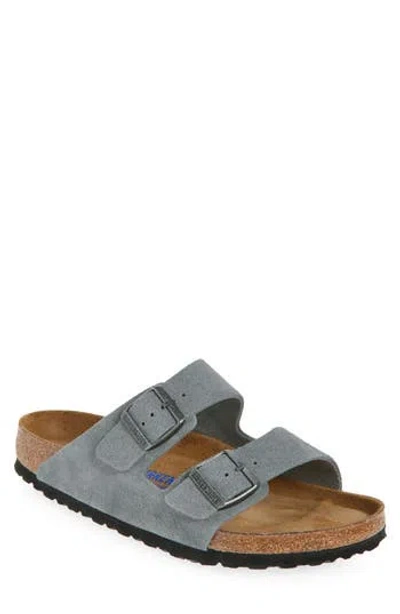 Birkenstock Arizona Soft Slide Sandal In Basalt
