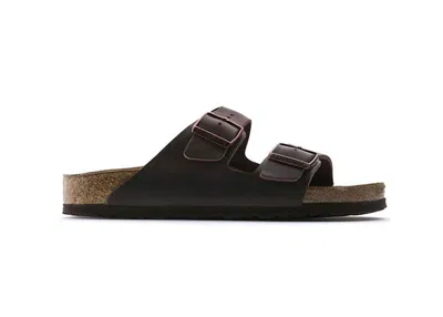 Pre-owned Birkenstock Arizona Softbed Sneakers In Habanna In Brown