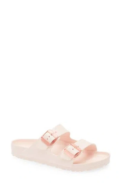 Birkenstock Arizona Stealth Buckle Eva Slide Sandal In Pink