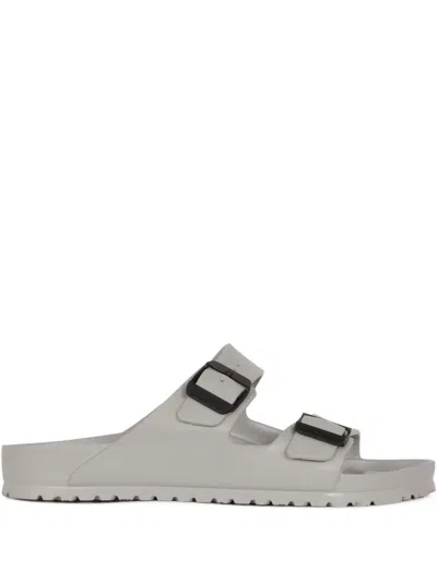 Birkenstock Arizona Stealth Double-buckle Sandals In Gray