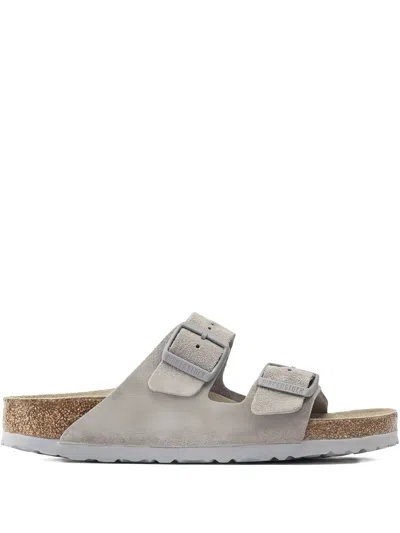 Birkenstock Arizona "stone-coin" Sandals In Gray