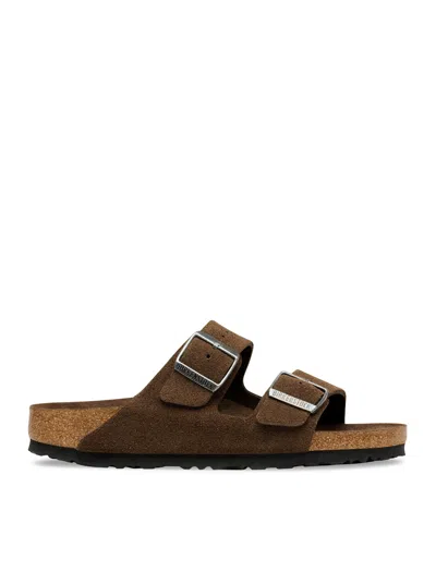 Birkenstock Arizona Suede In Brown