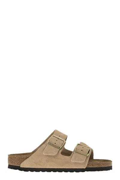 Birkenstock Sole Cork Open Toe Sandals In Brown,beige