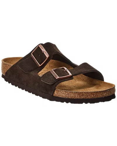 Birkenstock Arizona Suede Sandal In Brown