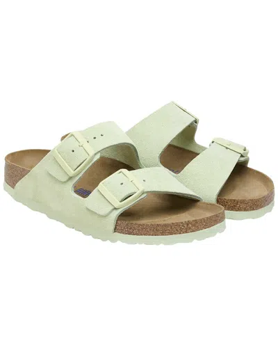 Birkenstock Arizona Suede Sandal In Green