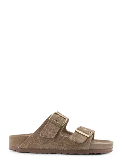 Birkenstock Arizona Suede Sandals In Brown