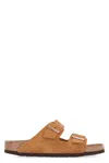 Birkenstock Suede Arizona Sandals Mink Brown In Brown
