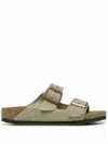 Birkenstock Sandals Arizona Sfb Suede Leather In Grey