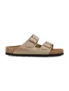 Birkenstock Arizona Bf In Nubuck Color Taupe In Tabacco Brown
