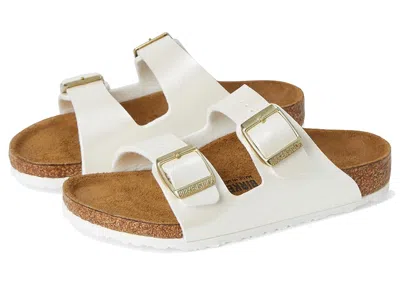 Birkenstock Arizona (toddler/little Kid/big Kid) Kids Shoes Pearl Electric Metallic: Eu 33 (us 2-2.5 Little Kid) In White