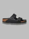 Birkenstock Arizona Triples Black, Birko Flor - Calz. ♪ In Black
