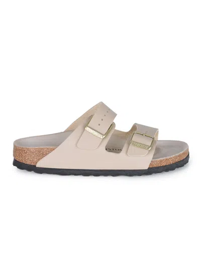 Birkenstock "arizona Triples" Slippers In Neutral