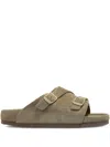 Birkenstock Arizona Two-buckle Slide Sandals In Neutrals