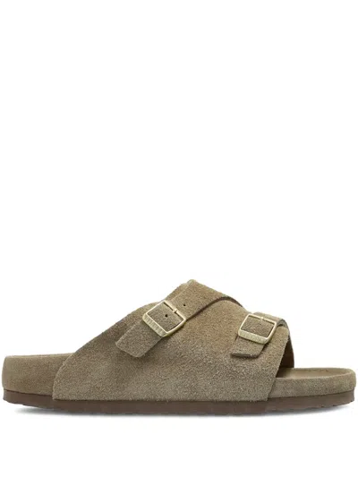 Birkenstock Arizona Two-buckle Slide Sandals In Neutrals