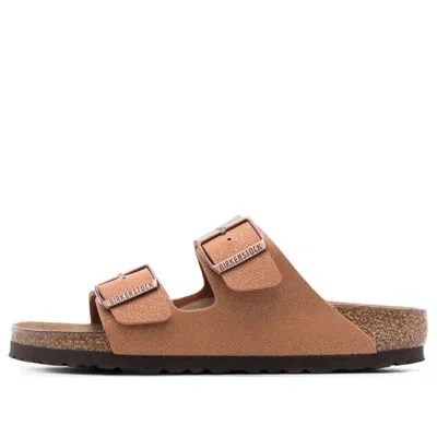 Birkenstock Arizona Vegan Birko-flor Birkibuc Sandals 'pecan'