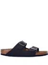 Birkenstock Arizona Vegan Buckle-strap Sandals In Blau