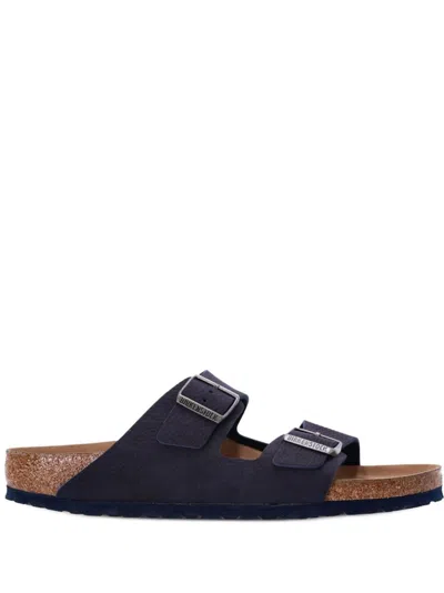 Birkenstock Arizona Vegan Buckle-strap Sandals In Blau