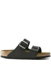 Birkenstock Arizona "velvet Grey" In Grey