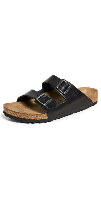 Birkenstock Arizona Vintage Bold Grip Sandals Black