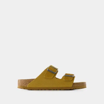 Birkenstock Arizona Vl Corduroy Cork Brown Flat Sandals