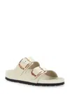 Birkenstock Big Buckle Double Strap Sandals In Neutral