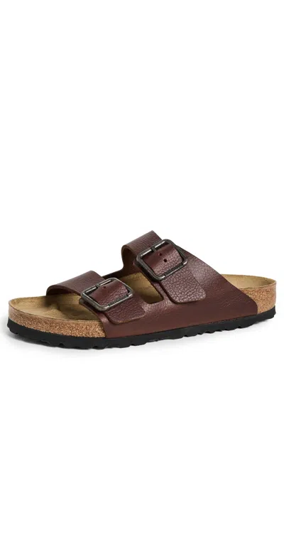 Birkenstock Unisex Sandals 452763 Habana Arizona Sfb Brown In Animal Print