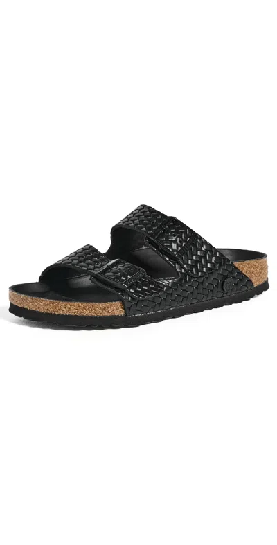 Birkenstock Sandals With Two Patterned Straps In Multi