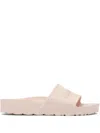 Birkenstock Barbados Embossed-logo Slide Sandals In Pink