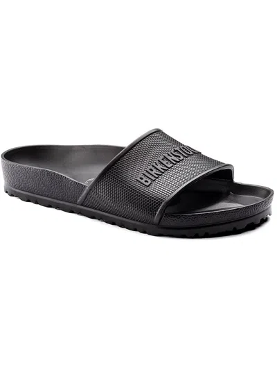 Birkenstock Barbados Eva Mens Slip On Casual Slide Sandals In Black