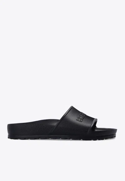 BIRKENSTOCK BARBADOS LOGO-EMBOSSED SLIDES