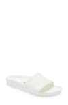 Birkenstock Barbados Slide Sandal In White