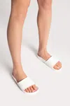 Birkenstock ‘barbados' Slides With Logo In White