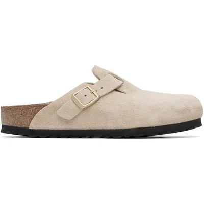 Birkenstock Beige Narrow Boston Slip-on Loafers In Multi