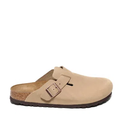 Birkenstock Beige Oiled Nabuck Leather Sabot Slipper In Neutrals