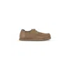 Birkenstock Utti Suede Leather Sneakers In Neutral