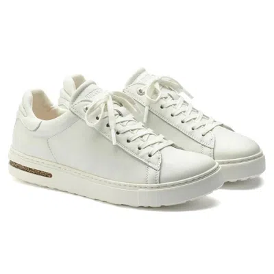 Birkenstock Bend 1017724-100 Sneaker Unisex White Leather Lifestyle Shoe Zpo2035