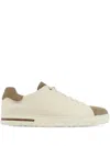 Birkenstock Man Sneakers White Size 9 Leather In Neutral