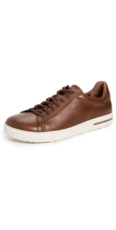 BIRKENSTOCK BEND LEATHER SNEAKERS COGNAC