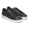 Birkenstock Bend Low 1017721 Sneakers Unisex Black Leather Casual Shoes Zpo2136