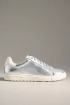 Birkenstock Bend Low Leather Sneakers In Silver