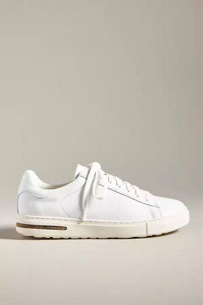 Birkenstock Bend Low Leather Sneakers In White