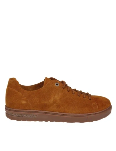 Birkenstock Bend Low Sneakers In Mink Color Suede Leather In Brown